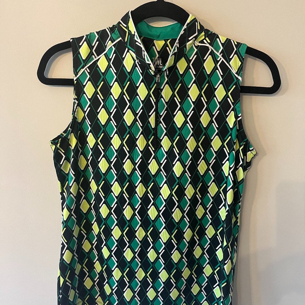 Tail White Label Sleeveless Golf Shirt. Size Small